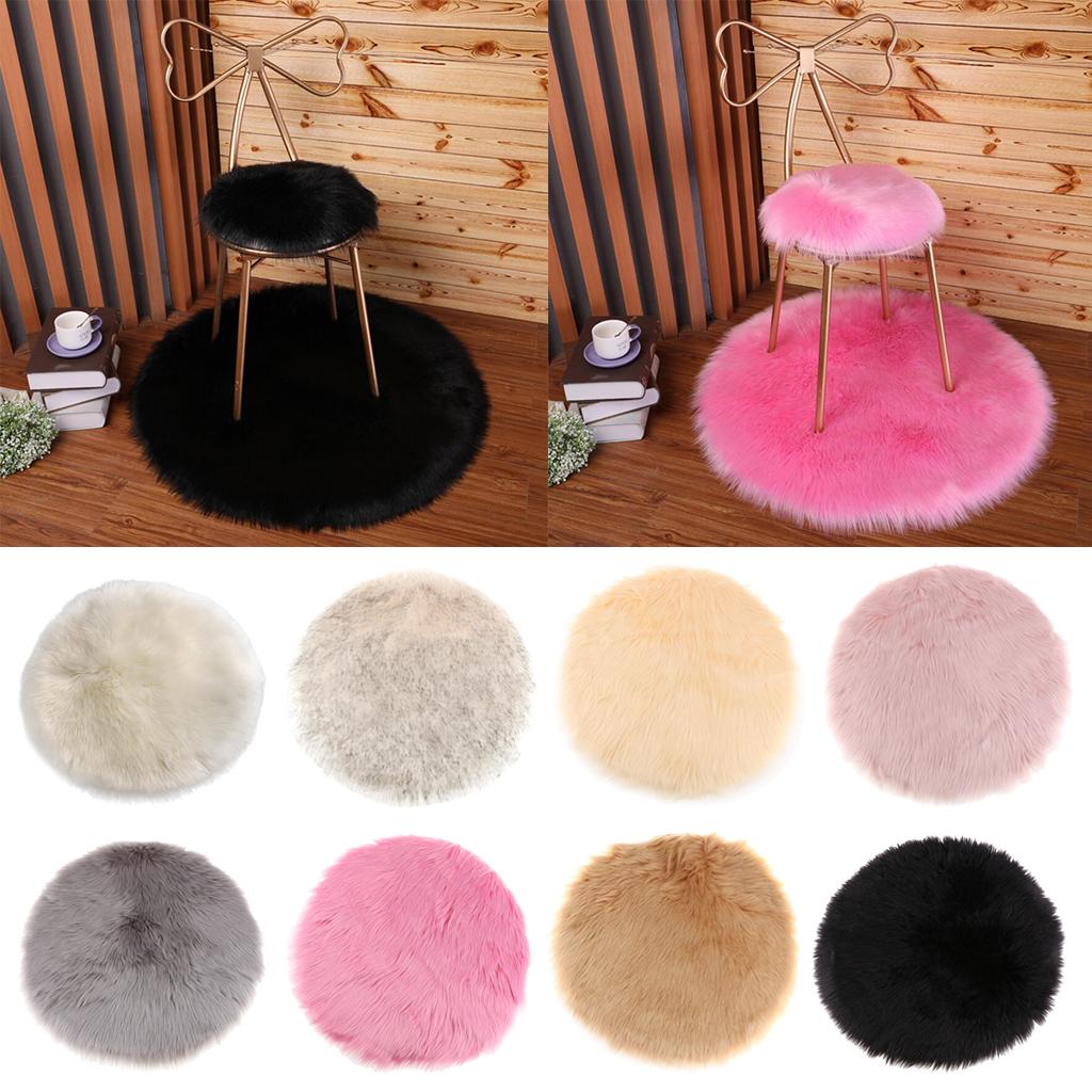 Cow Mat Rubber - Faux Fur Sofa Seat Cushion Pad