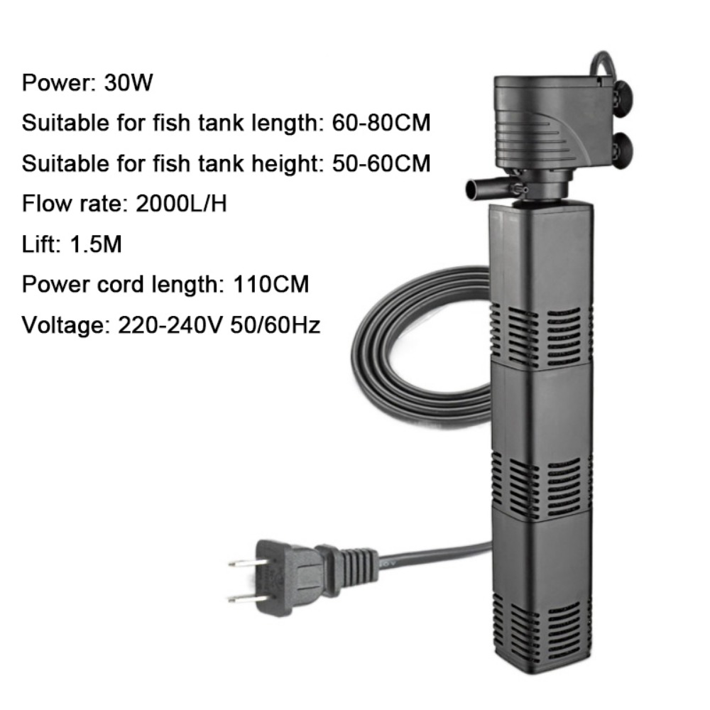 Aquaculture Aerator Pump - Plastic 3 in 1 Fish Tank