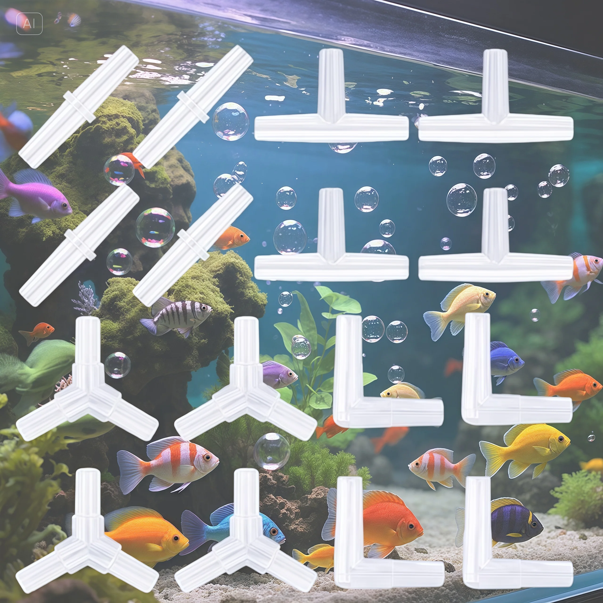20/40Pcs Aquarium Air Pump Con - Aquaculture Aerator Pump ulasan dan harga