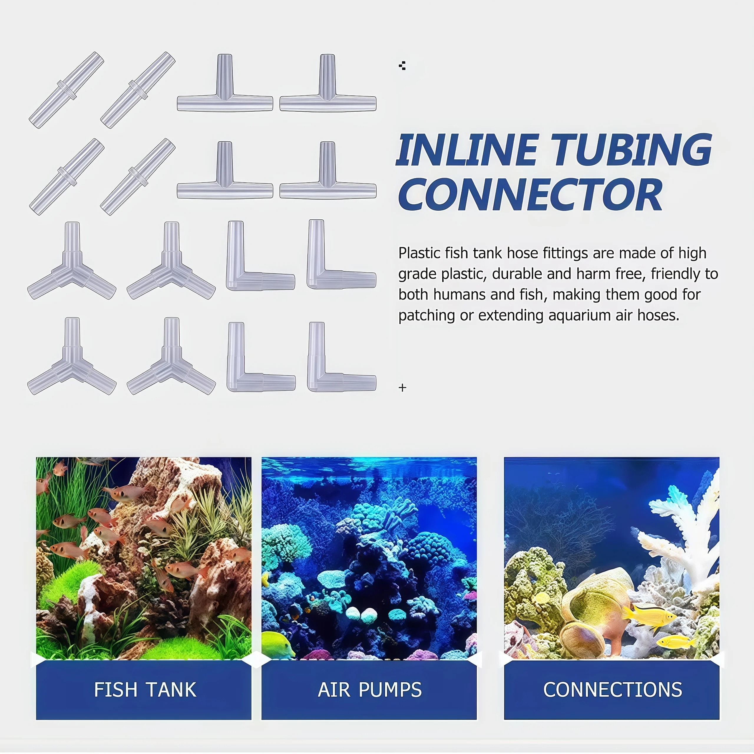 20/40Pcs Aquarium Air Pump Con - Aquaculture Aerator Pump ulasan dan harga