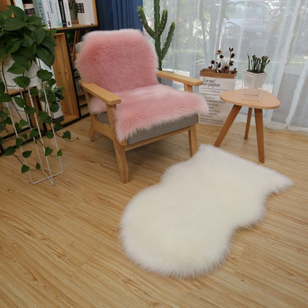 Washable Fluffy Shaggy Long Ha - Cow Mat Rubber ulasan dan harga
