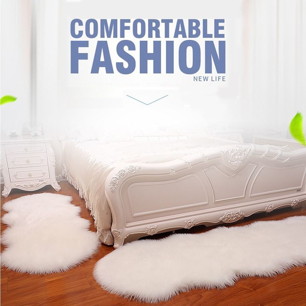 Washable Fluffy Shaggy Long Ha - Cow Mat Rubber ulasan dan harga