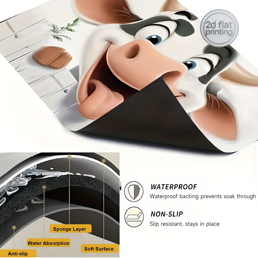 Cow-Print Stove Cover Mat – So - Cow Mat Rubber ulasan dan harga