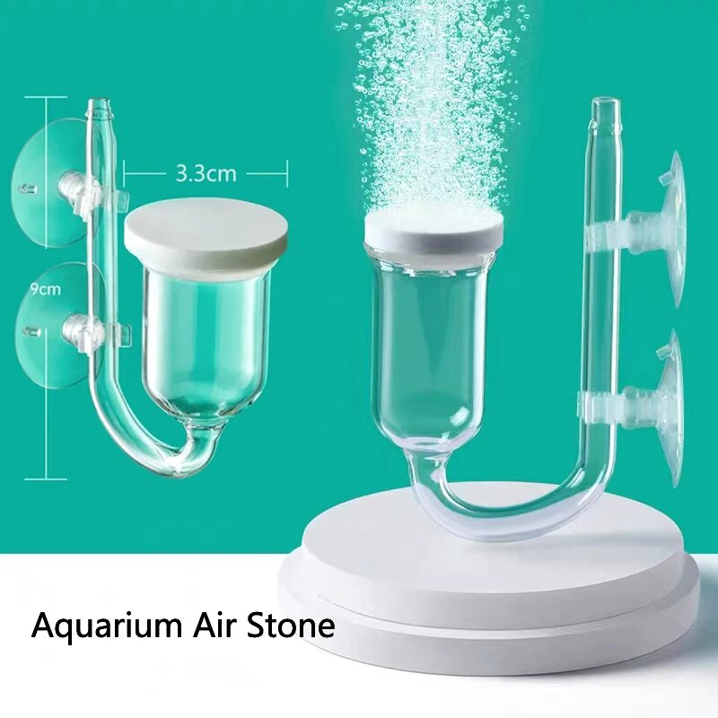 1Set Glass Air Pump Sand Stone - Aquaculture Aerator Pump ulasan dan harga