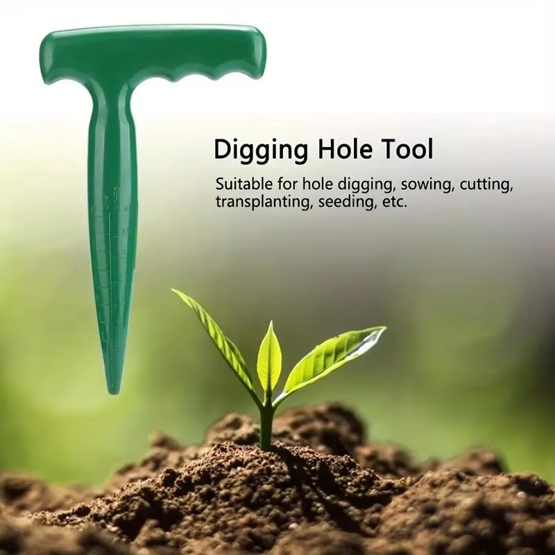 Soil Seeding Hole Punch Rake A - Vegetable Transplanter ulasan dan harga