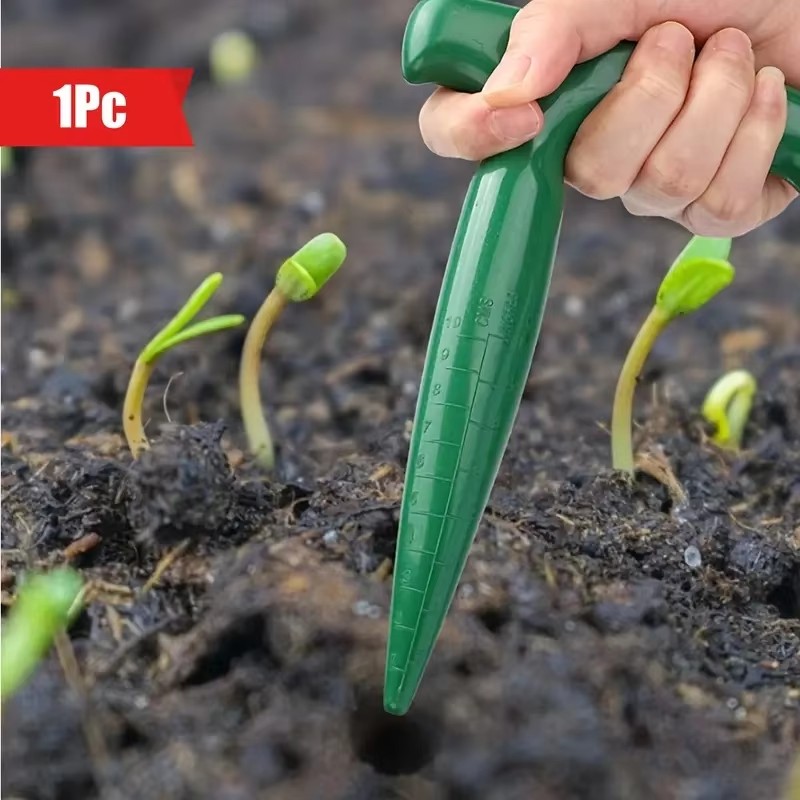 Soil Seeding Hole Punch Rake A - Vegetable Transplanter ulasan dan harga