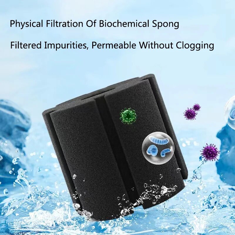 Black Spong Filter for Aquariu - Aquaculture Aerator Pump ulasan dan harga