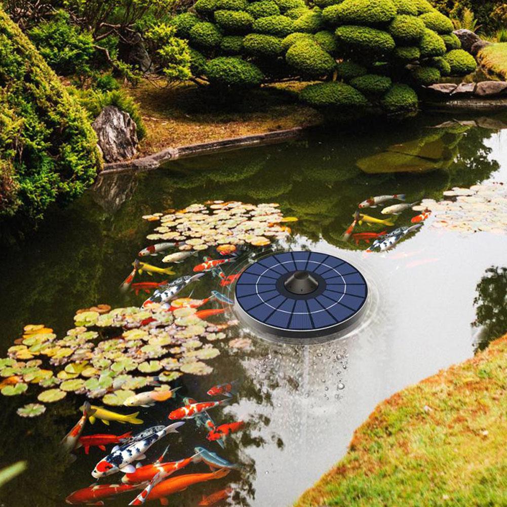 2.5W Round Solar Oxygen Pump S - Aquaculture Aerator Pump ulasan dan harga