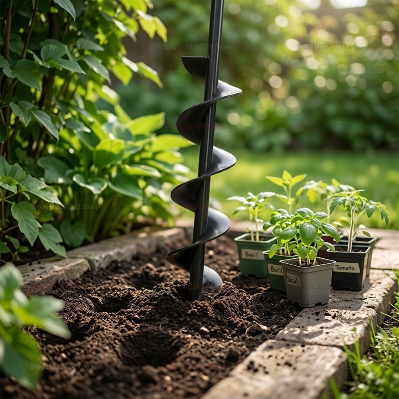 Garden Earth Auger Spiral Dril - Vegetable Transplanter ulasan dan harga