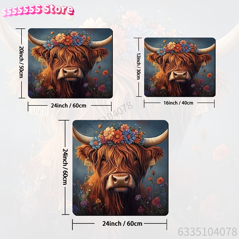 Washing Machine Dust Cover wit - Cow Mat Rubber ulasan dan harga