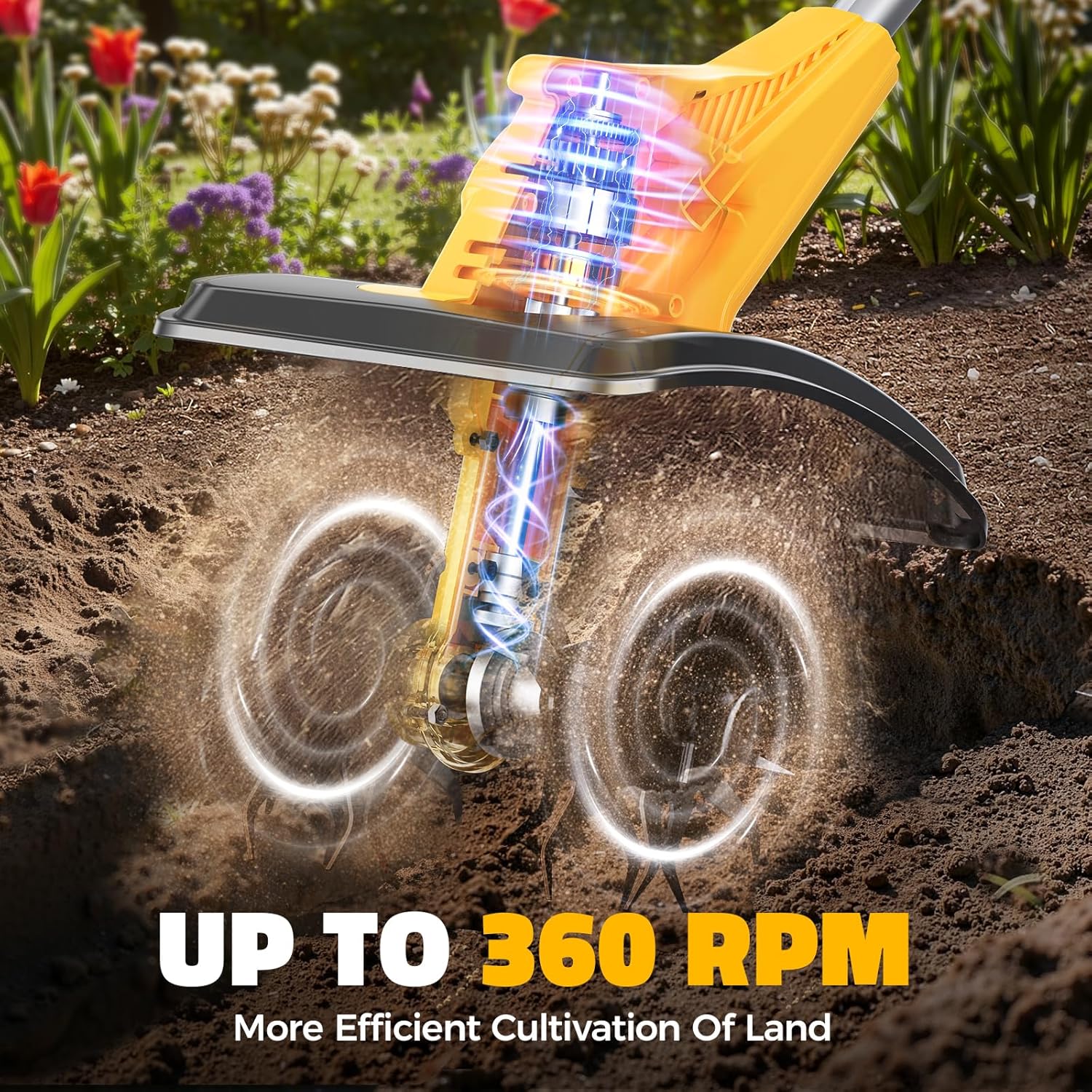 Cordless Tiller Cultivator Com - Farming Tools For Agriculture ulasan dan harga