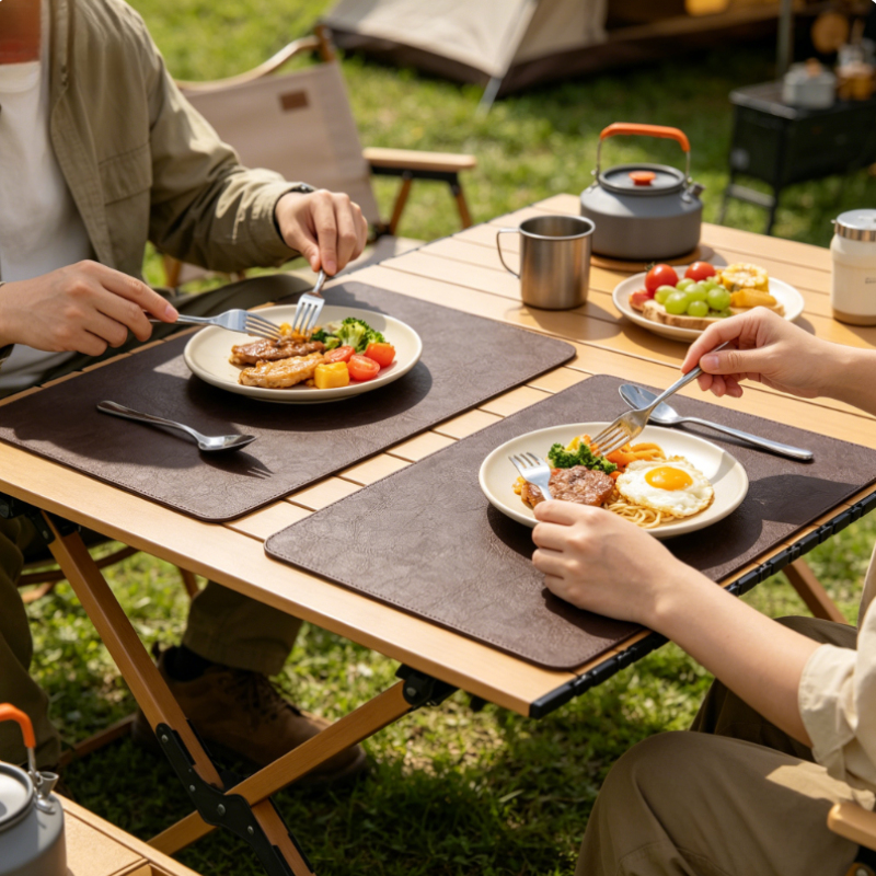 Reusable Leather Table Mat For - Cow Mat Rubber ulasan dan harga