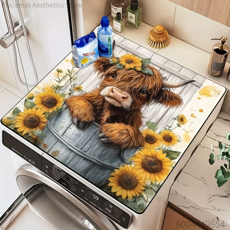 Placemat, Washing Machine Dust - Cow Mat Rubber ulasan dan harga