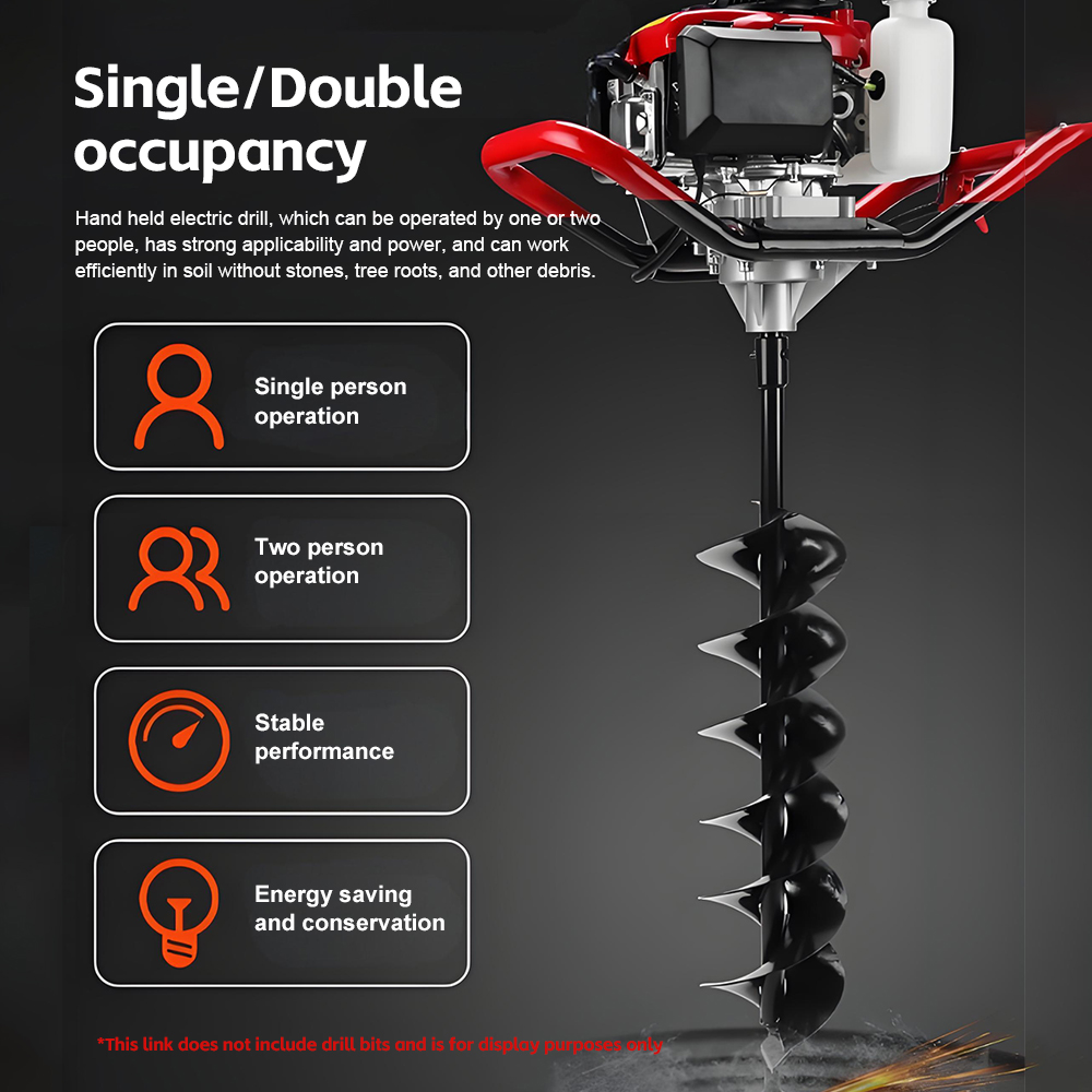 Ground Drill Petrol Hole Hole  - Farming Tools For Agriculture ulasan dan harga