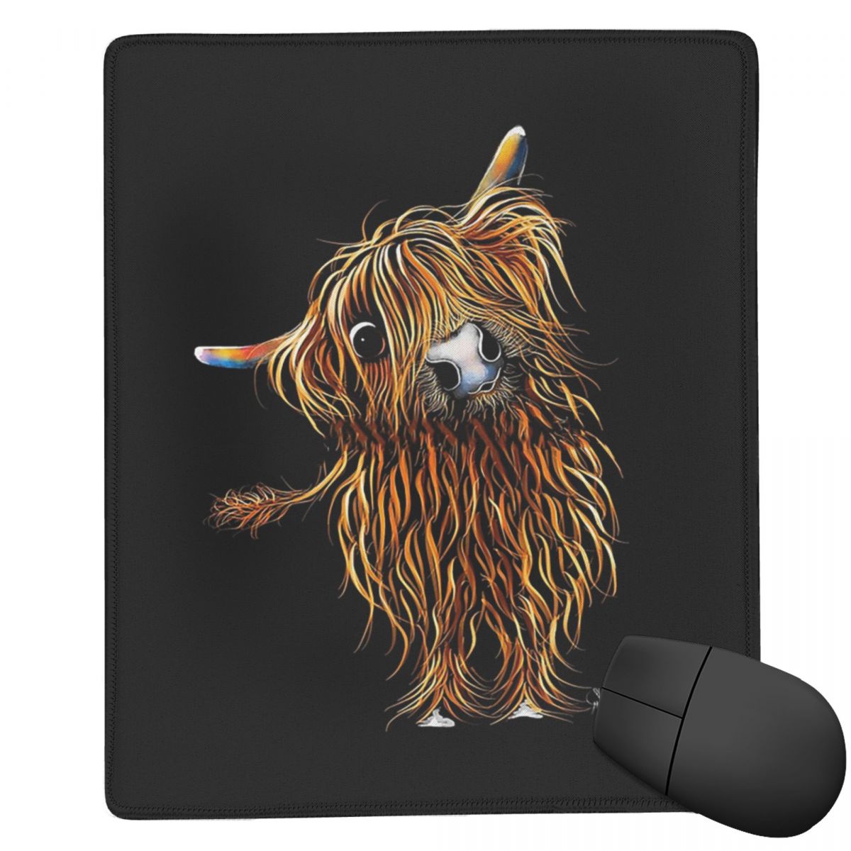 Highland Cow Print 7x9 in 22x1 - Cow Mat Rubber ulasan dan harga