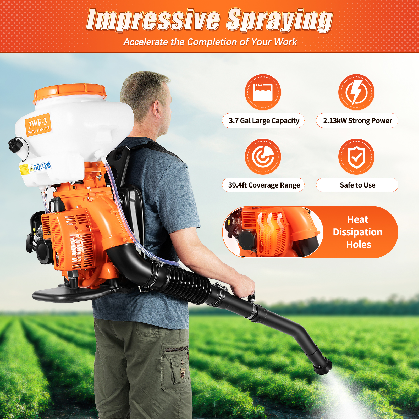 Gas Powered Backpack Sprayer 4 - Crop Sprayer Backpack ulasan dan harga